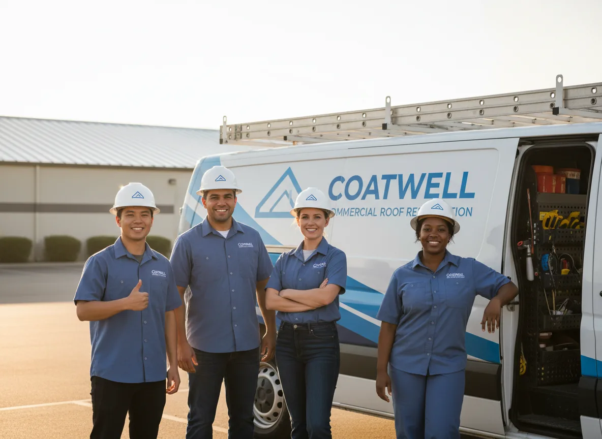 Commercial roof coating company in Zahl, ND